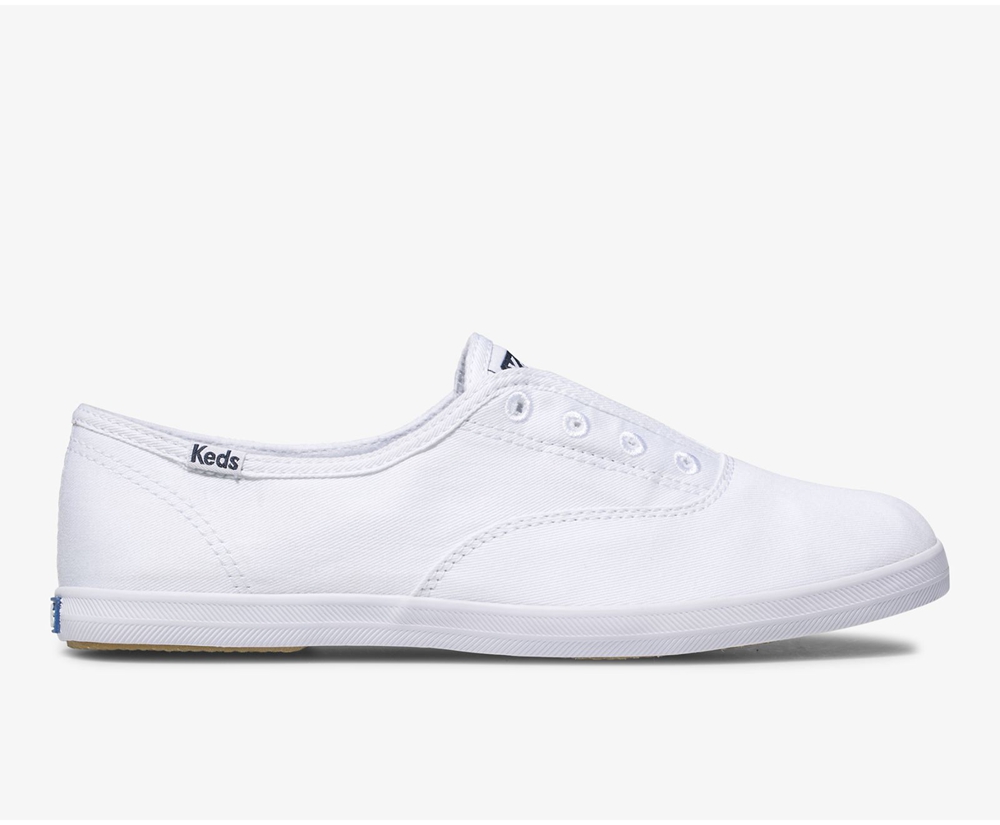 Slip On Γυναικεια - Keds Chillax Basics - Λευκα - AMWBK9036